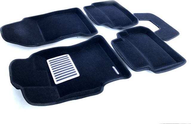 Коврики текстильные Euromat 3D Lux для салона Subaru XV II 2017-2026 ЧЕРНЫЕ. Артикул EM3D-004705