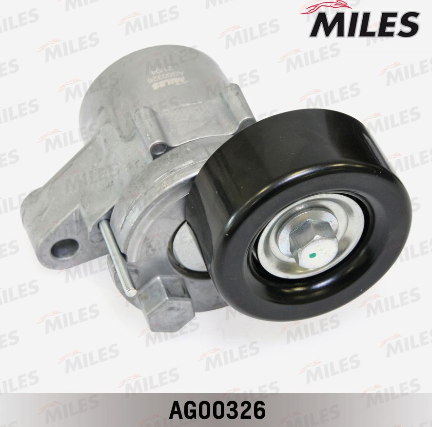 Натяжной ролик (натяжитель) приводного поликлинового ремня Miles. Артикул AG00326