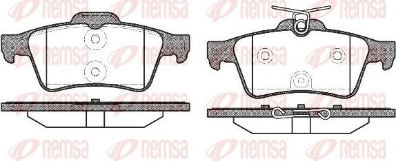 Тормозные колодки Remsa. Артикул 0842.40