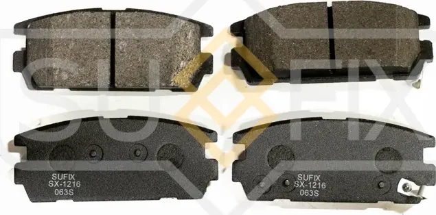 Колодки тормозные задние (Sufix). Артикул SX1216