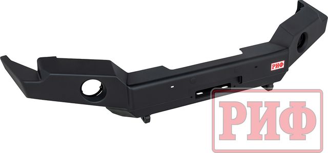 Бампер силовой РИФ передний под штатные фары, стандарт для ГАЗ Соболь NN 2010-2026. Артикул RIFGNN-11356