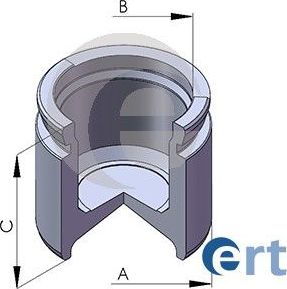 Поршень тормозного суппорта ERT (сталь) передний для Opel Ascona A 1970-1975. Артикул 150282-C