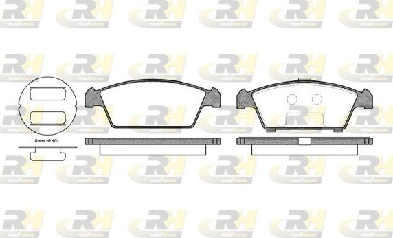 Тормозные колодки RoadHouse. Артикул 2459.00