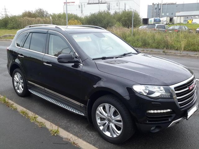 Дефлекторы Cobra Tuning для окон (с хром. молдингом) Haval H8 2014-2017. Артикул H60315CR