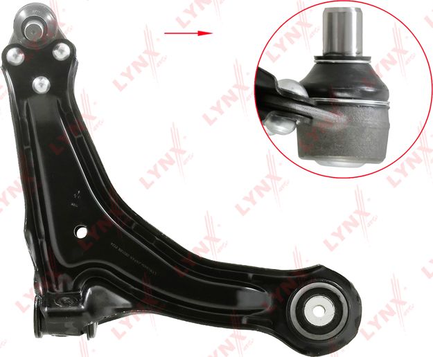 Поперечный рычаг передней подвески LYNXauto правый для Mercedes-Benz V-Класс I (W638) 1996-2003. Артикул C5218R