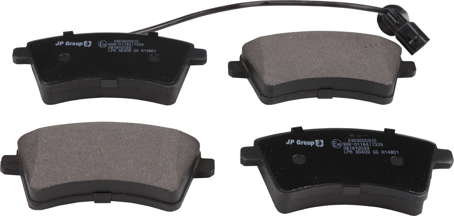Тормозные колодки JP Group JP. Артикул 4363605910