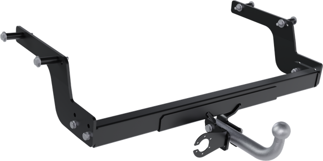 Фаркоп PT Group с крашеной балкой и оцинкованным крюком для Renault Logan II седан 2014-2026. Артикул RLO-14-991528.00Black