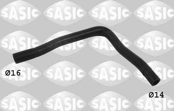 Патрубок радиатора (системы охлаждения) Sasic левый для Citroen C5 I 2001-2004. Артикул 3400017