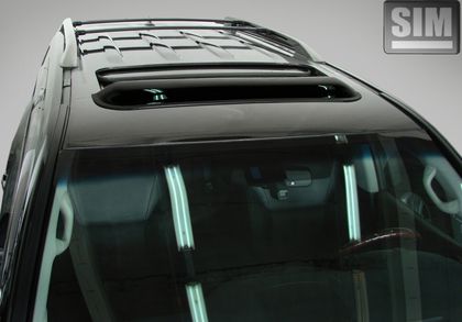 Дефлектор SIM для люка Toyota Land Cruiser 200 2007-2015 Темный. Артикул S-UFLC07