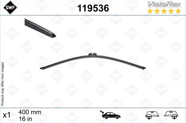 Щетка стеклоочистителя (дворник) SWF задняя для BMW X7 I (G07) 2019-2026. Артикул 119536