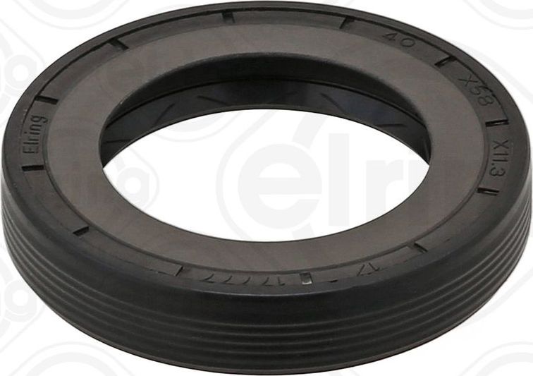 Сальник, уплотнительное кольцо Elring (FPM (Fluor-Kautschuk)/ACM (Polyacryl-Kautschuk)). Артикул 504.581