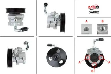 Насос гидроусилителя CHEVROLET AVEO 03-08/LACETTI 03-/DAEWOO NUBIRA 97-07 DA002 (MSG). Артикул DA002