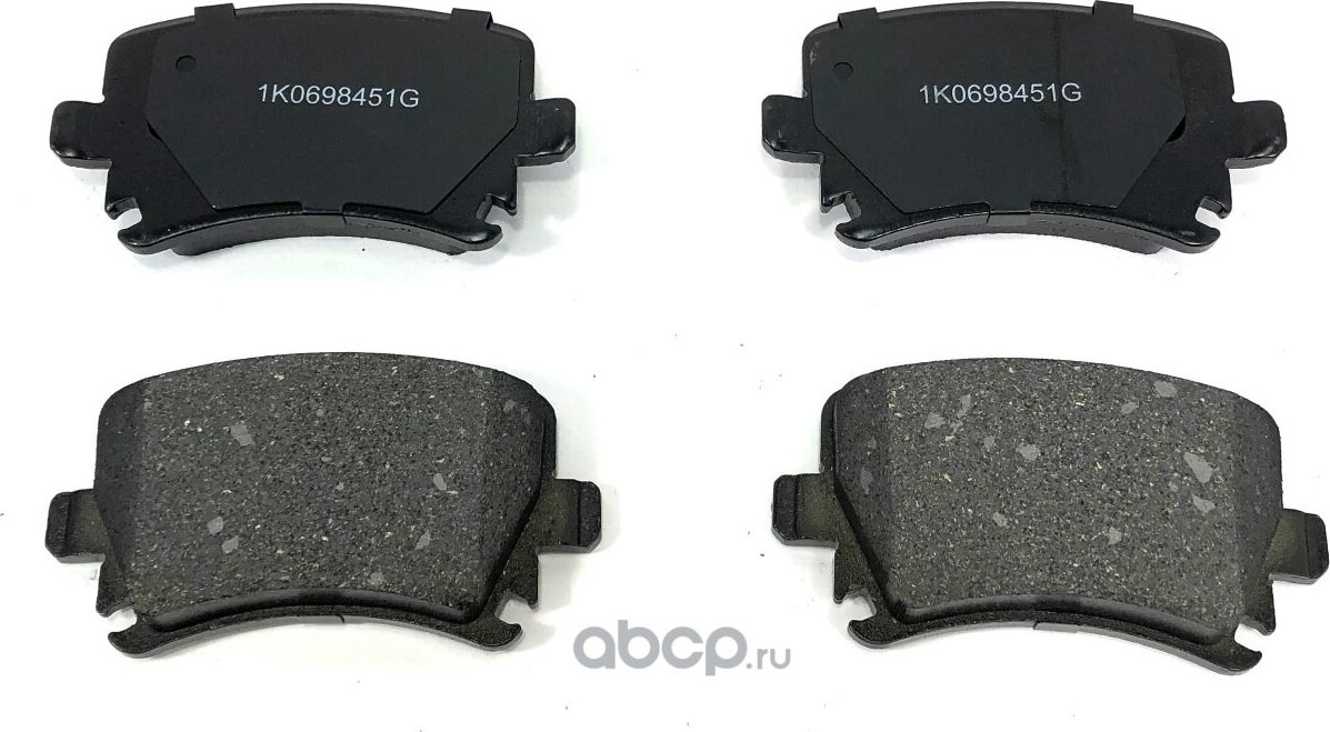 Колодки торм. задние Cartronic CRTR0135953 Ref.1K0698451G дисковые. Артикул CRTR0135953