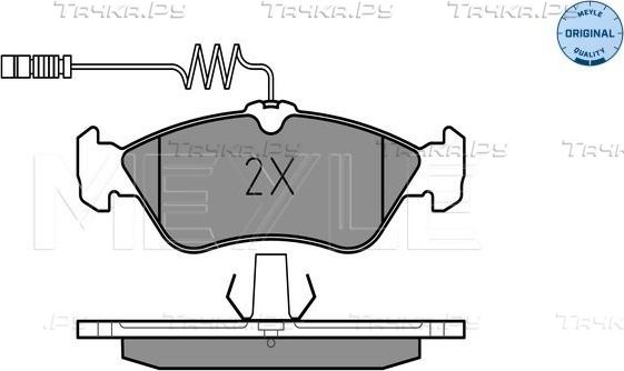 Тормозные колодки Meyle Original задние для Volkswagen LT II 1996-2006. Артикул 025 215 9218