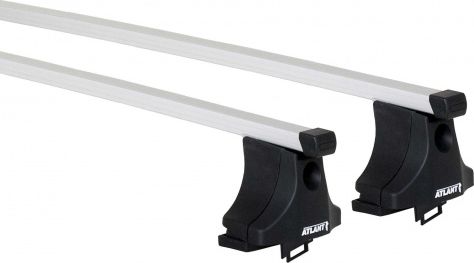 Багажник на крышу Атлант креп. на штатные места для Mitsubishi Pajero III 1999-2006 (Прямоугольные дуги). Артикул 8845+8809+8826