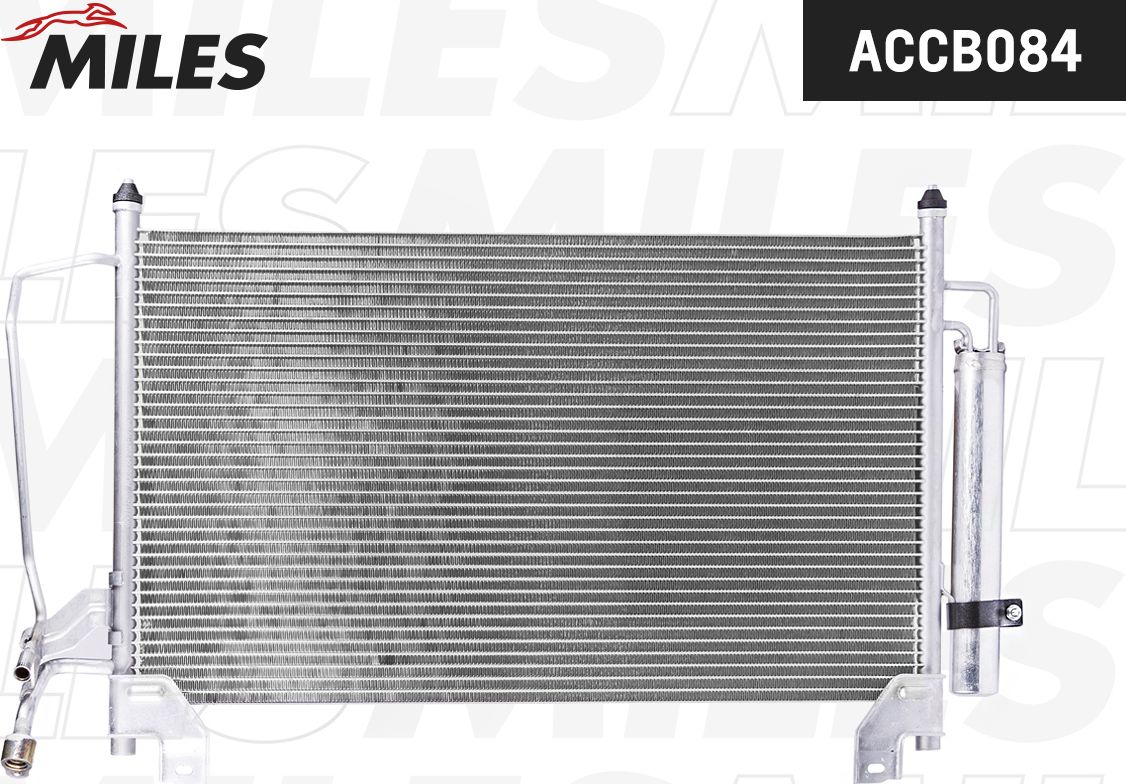Радиатор кондиционера (конденсатор) Miles (алюминий). Артикул ACCB084