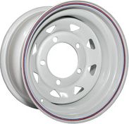 Колёсный диск OFF-ROAD Wheels стальной белый 5x139,7 7xR16 d110 ET0 для УАЗ Буханка 1990-2026. Артикул 1670-53910WH-0