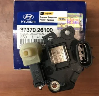 Реле-регулятор напряжения генератора Hyundai / KIA. Артикул 3737026100