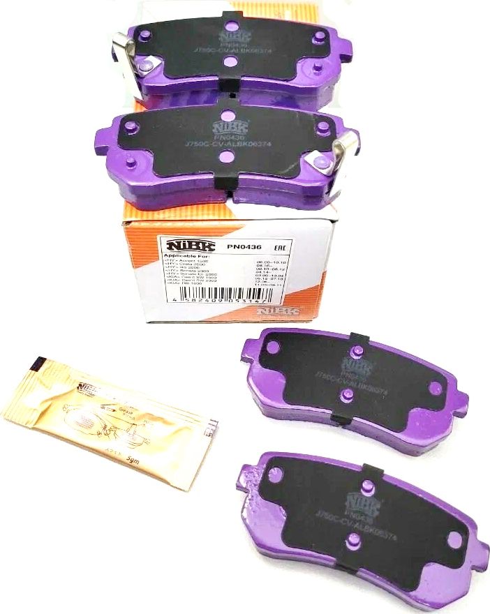 Тормозные колодки NiBK задние для Kia Optima IV 2015-2026. Артикул PN0436