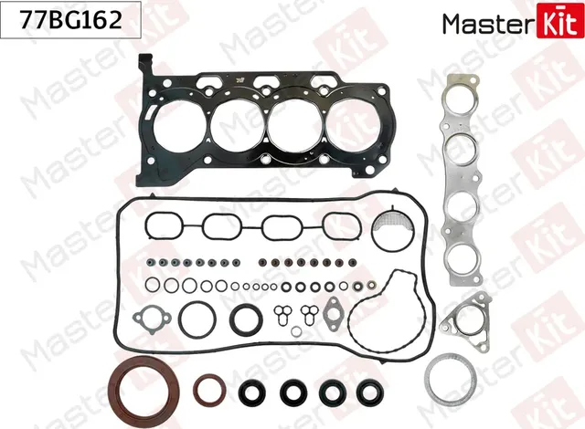 Ккомплект прокладок двигателя TOYOTA 1.6-2.0 06 (Master KIT). Артикул 77BG162