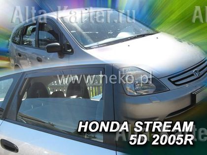 Дефлекторы Heko для окон Honda Stream I 2000-2006. Артикул 17156