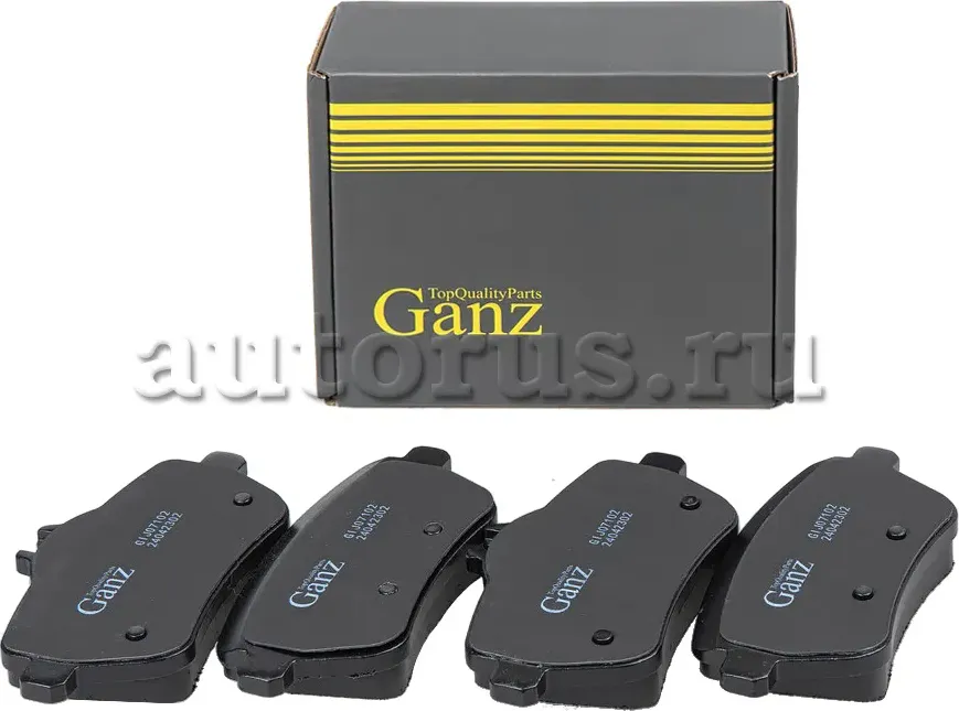 Колодки задние MERCEDES-BENZ  S300D-500(W222) 13> GANZ GIJ07102 Ganz. Артикул GIJ07102