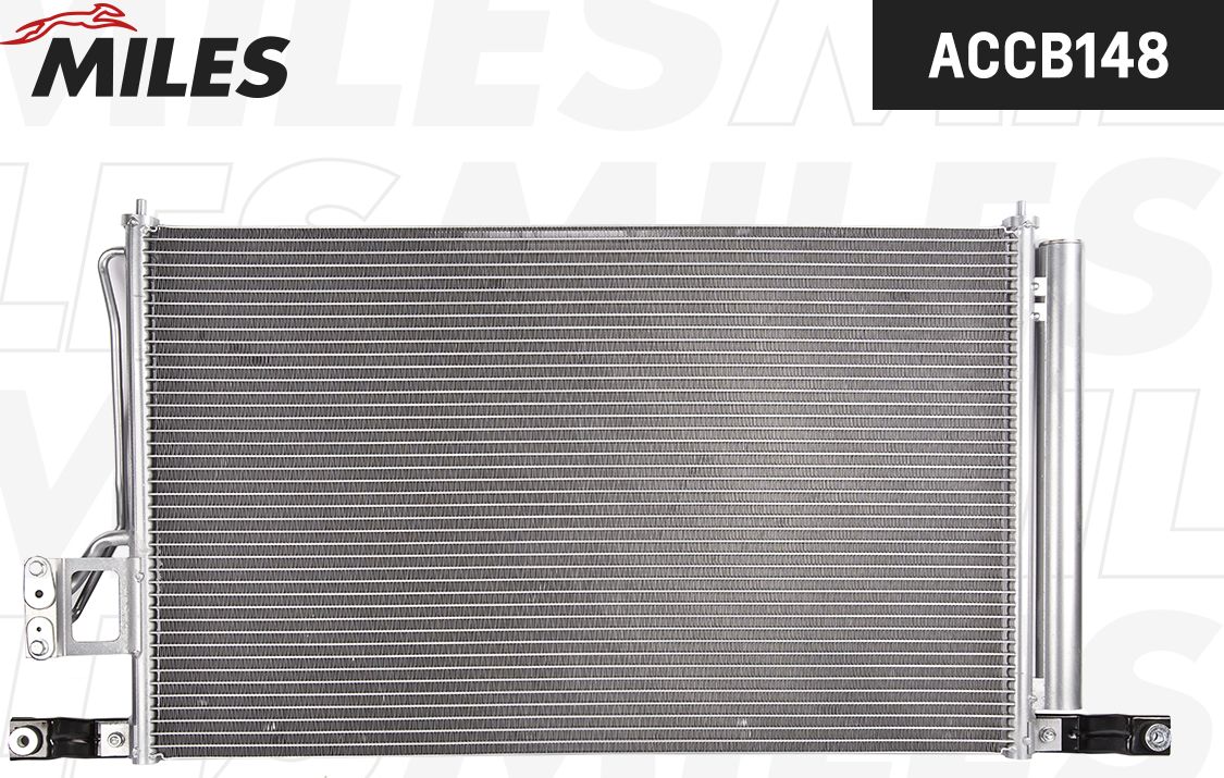 Радиатор кондиционера (конденсатор) Miles (алюминий). Артикул ACCB148