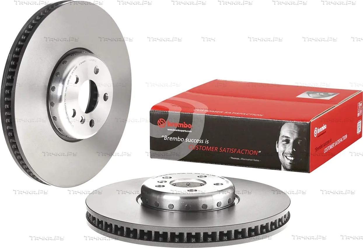 Тормозной диск Brembo PRIME LINE - Composite передний правый для BMW X6 III (G06) 2019-2026. Артикул 09.D896.13