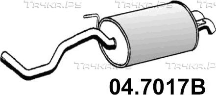 Глушитель Asso. Артикул 04.7017B