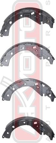 Тормозные колодки Akyoto Packing AKYOTO задние для Toyota Probox I 2002-2014. Артикул AKS-2358