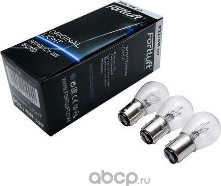 7225-10 ЛАМПА P214W 12V BAZ15D ORIGINAL LIGHT 10 (Fortluft). Артикул 722510