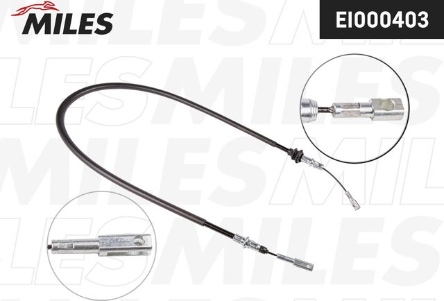 Трос ручника (тросик ручного тормоза) Miles передний для Renault Master II 1998-2013. Артикул EI000403