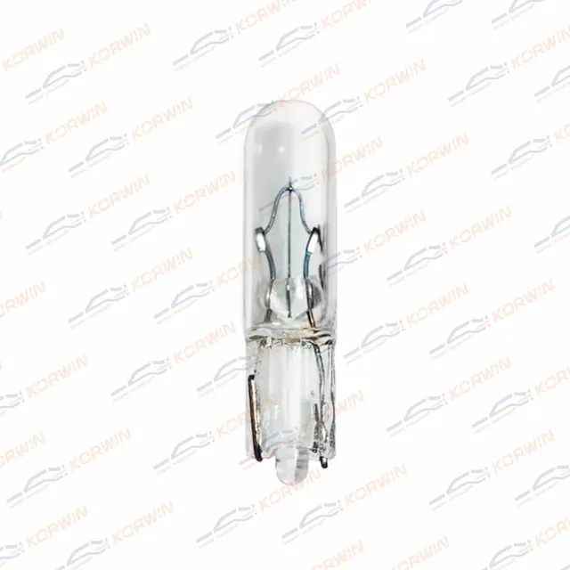 Лампа накаливания W1,2W T5 12V 1,2W W2x4,6d у (Korwin). Артикул KWYN0036