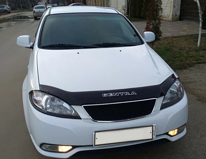 Дефлектор VT52 для капота Daewoo Gentra II 2013-2015. Артикул DW013VT
