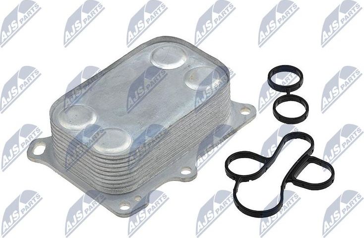 Радиатор масляный (маслоохладитель) для двигателя NTY (алюминий). Артикул CCL-FT-005