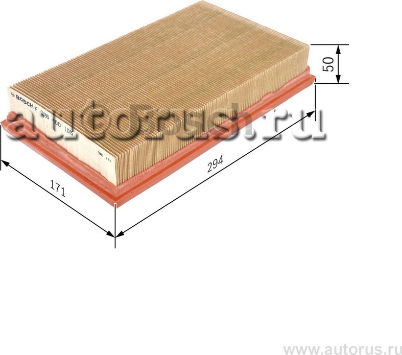 Фильтр воздушный JAGUAR S-TYPE/XJ8 02 (Bosch). Артикул F026400105