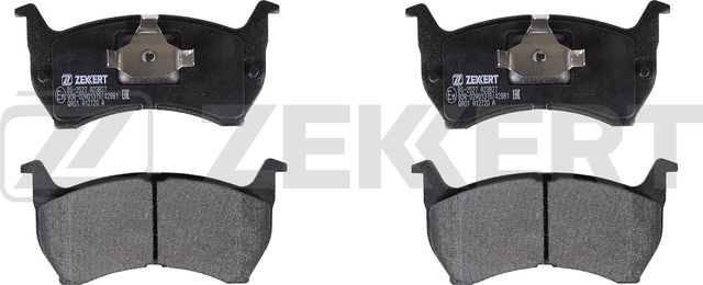 Тормозные колодки Zekkert передние для Mazda 626 II (GC) 1982-1990. Артикул BS-2527