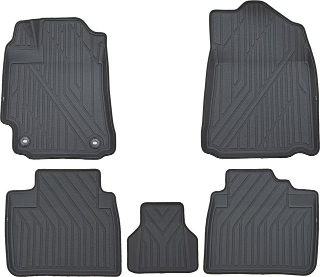 Коврики KVEST 3D для салона Toyota Camry XV50 2011-2014 Серый, черный кант. Артикул KVESTTYT00003Kg