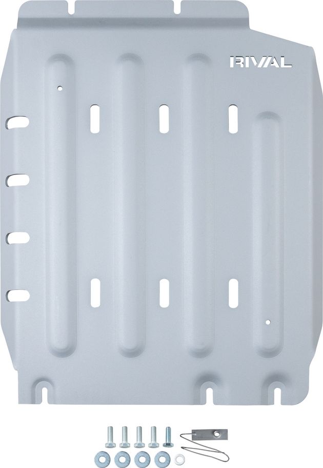 Защита алюминиевая Rival для КПП Tank 300 4WD АКПП 2023-н.в.. Артикул 333.4803.1.6