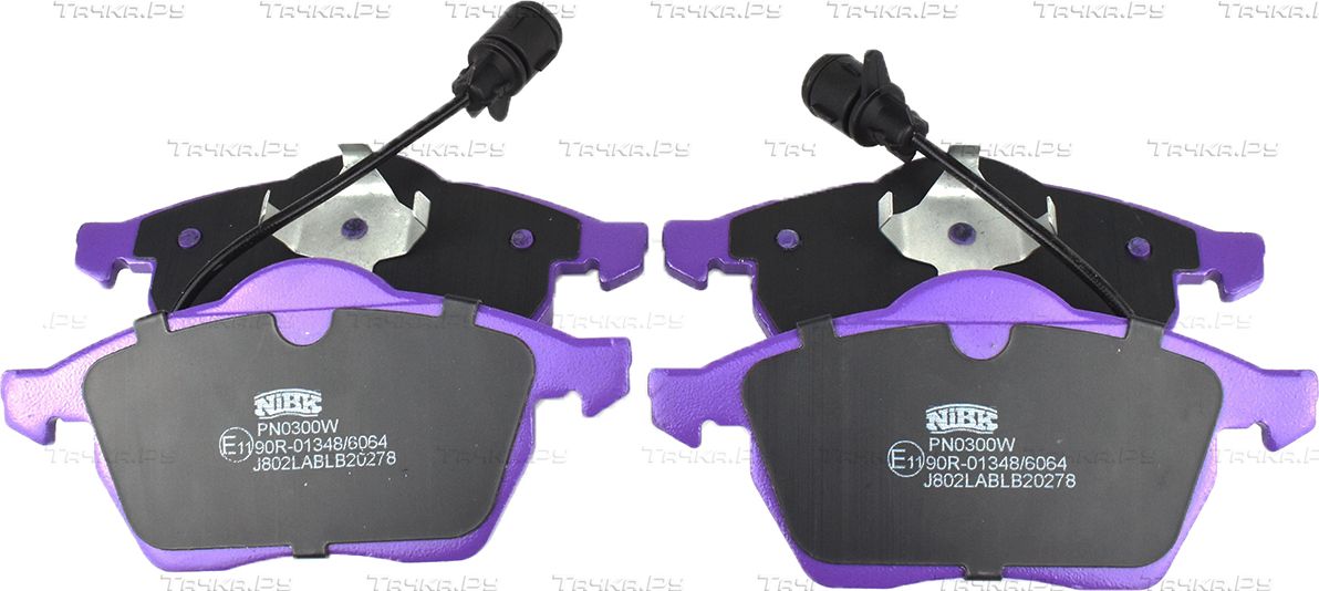 Тормозные колодки NiBK передние для Ford Galaxy I 1995-2006. Артикул PN0300W