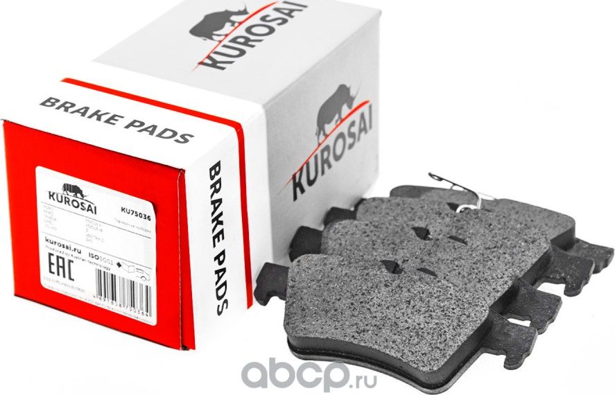 Колодки тормозные (Kurosai). Артикул KU75036
