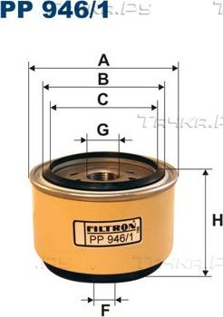Топливный фильтр Filtron. Артикул PP 946/1