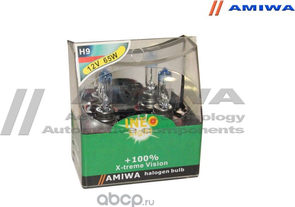 PRINEOH91265 (AMIWA) ЛАМПА НАКАЛИВАНИЯ X-TREME VISION H9 12В 65Вт 0. Артикул PRINEOH91265