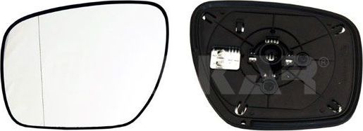 Зеркальное стекло бокового зеркала Alkar левое для Mazda 5 I (CR) 2005-2010. Артикул 6471658