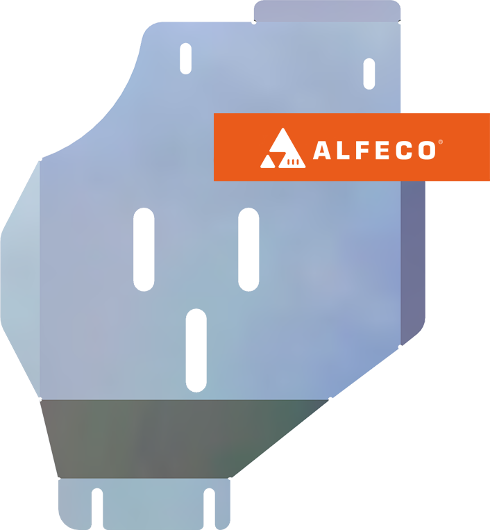 Защита алюминиевая Alfeco для редуктора заднего моста Audi A6 C7 2011-2018. Артикул ALF.30.39al