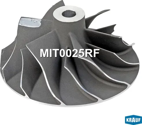 Крыльчатка турбокомпрессора Krauf. Артикул MIT0025RF