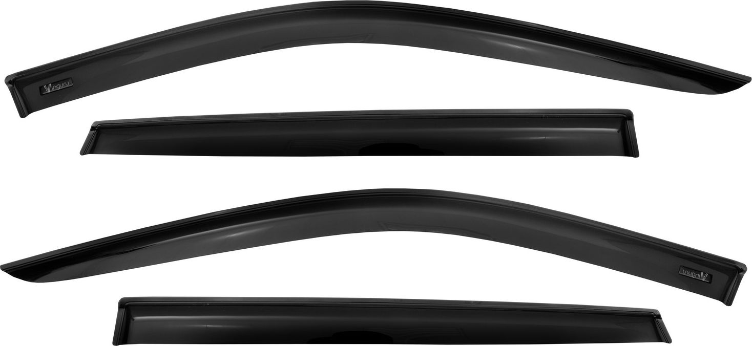 Дефлекторы Vinguru для окон (накладной скотч 3М) (4 шт.) Haval F7 2019-2026. Артикул AFV90723