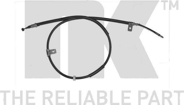 Трос ручника (тросик ручного тормоза) NK. Артикул 905003