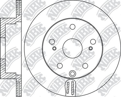 Тормозной диск NiBK. Артикул RN2029