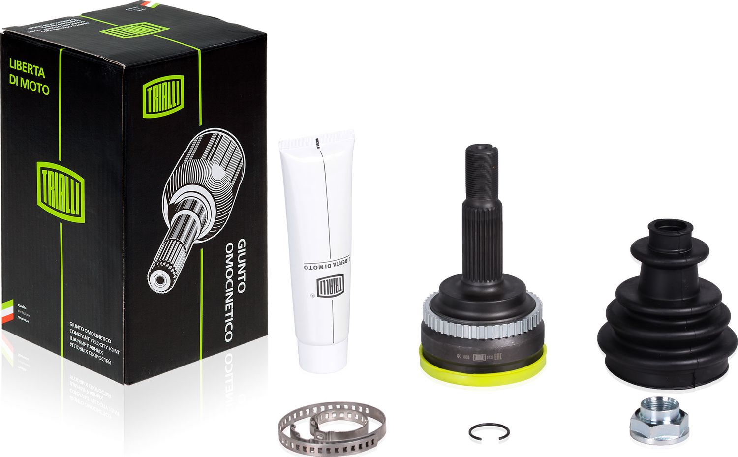 Шрус внутренний (граната) Trialli передний для Toyota Prius II (XW20) 2003-2009. Артикул GO 1908